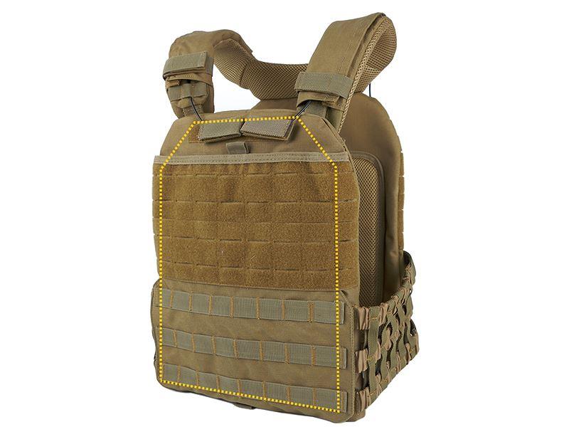 Big Foot Tactical Vest Dummy L3A Mindarmor Board (Black)