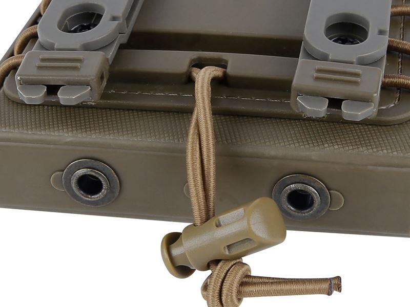 Big Foot Sniper Fast Magazine Pouch (Polymer - Adjustable Elasticated Retention - Tan)