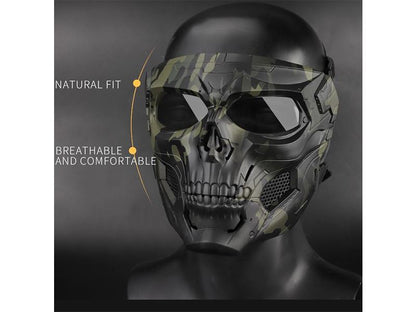 Big Foot Full Face Skull Mask (Tan)