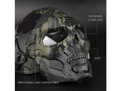 Big Foot Full Face Skull Mask (Tan)