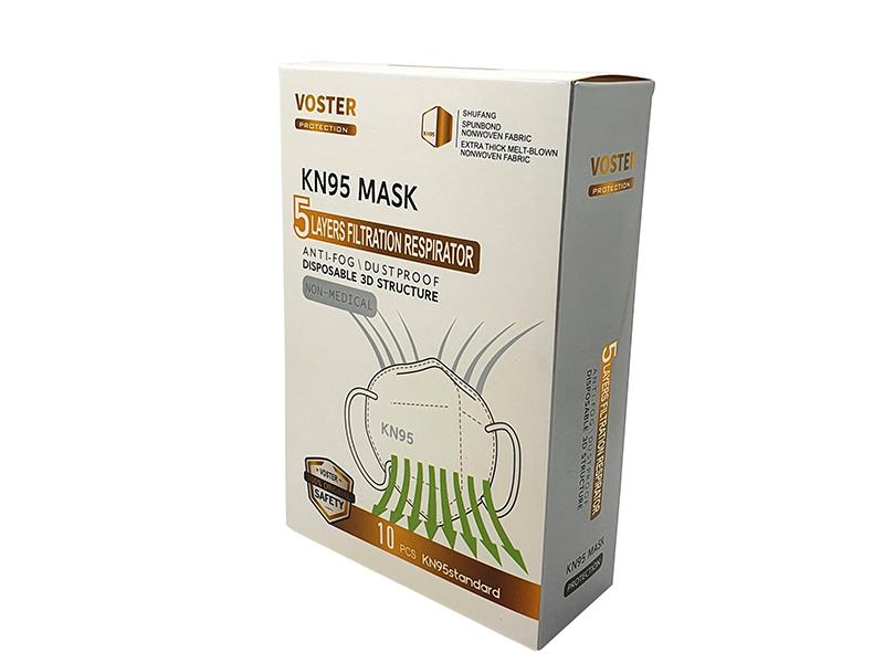 Voster KN95 (5) Layer Mask (10pcs - Box Packed - 0% VAT)