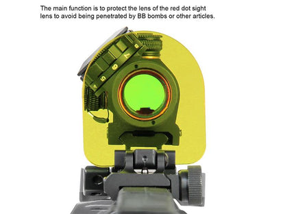 ACM Red Dot Sight/Scope Lens Protector (RIS Rail - Black)