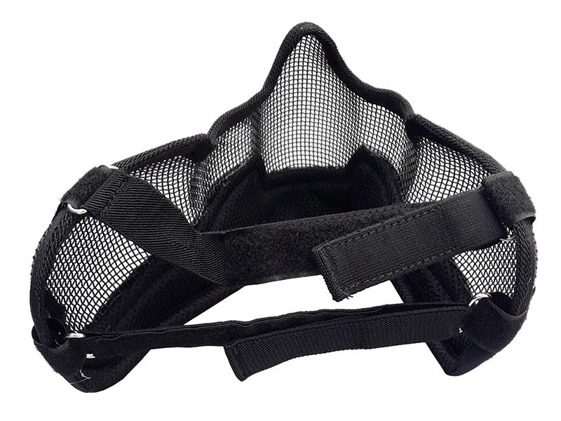 ACM V2 Strike Steel Full Face Mask (Covers up to the Ear - Black/Camo)