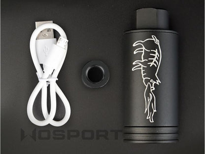 WoSport Spitfire Tracer Unit (Plain Black - 14mm CCW - Full Metal)