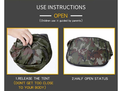 WoSport Recyclable Training Tent (Woodland)