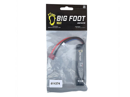 Big Foot Heat Lipo Battery 1100 mAh 7.4v 20c (Stick - 100mm - VZ58 Compatible - DEANS)