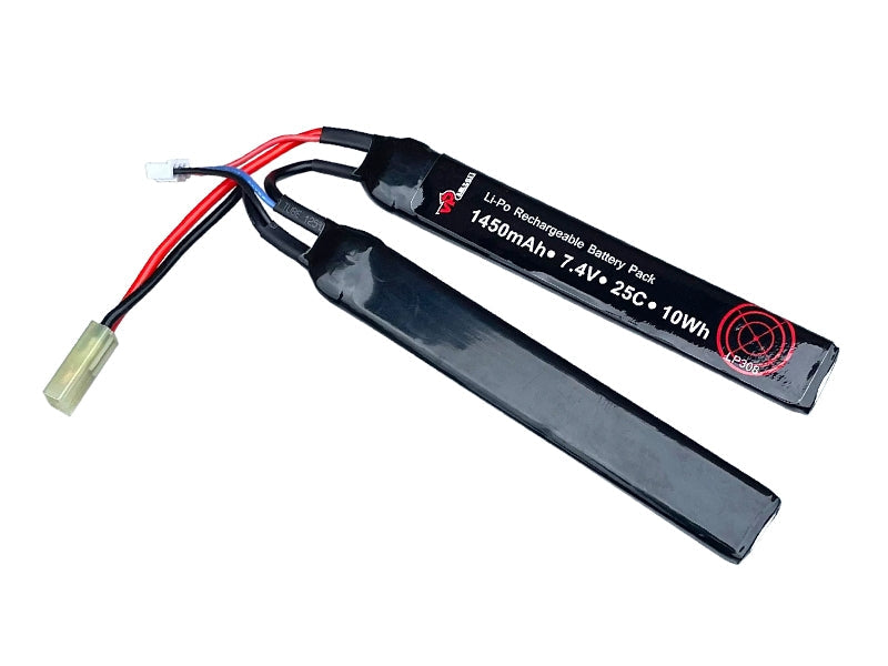 ACM LiPo 7.4v 1450mAh 20c/50c Battery (2 Way Split)