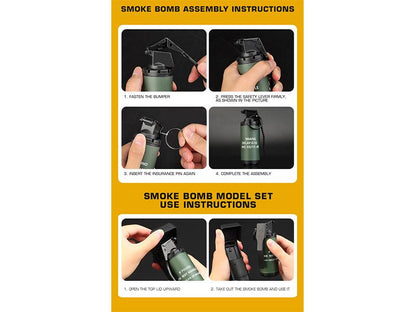 Big Foot Dummy Smoke Grenade and Holster Set (Black/Green)