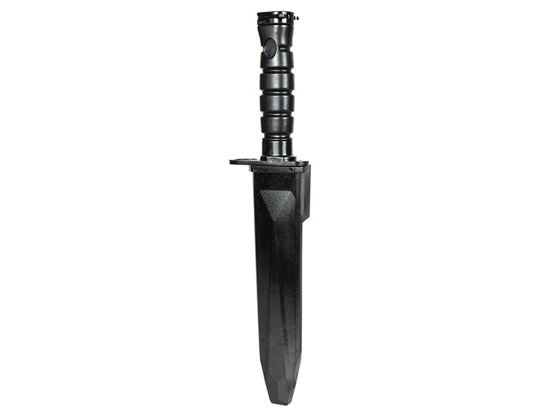 ACM M4 Rubber Knife with Blade Case and Straps (Black)