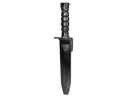 ACM M4 Rubber Knife with Blade Case and Straps (Black)