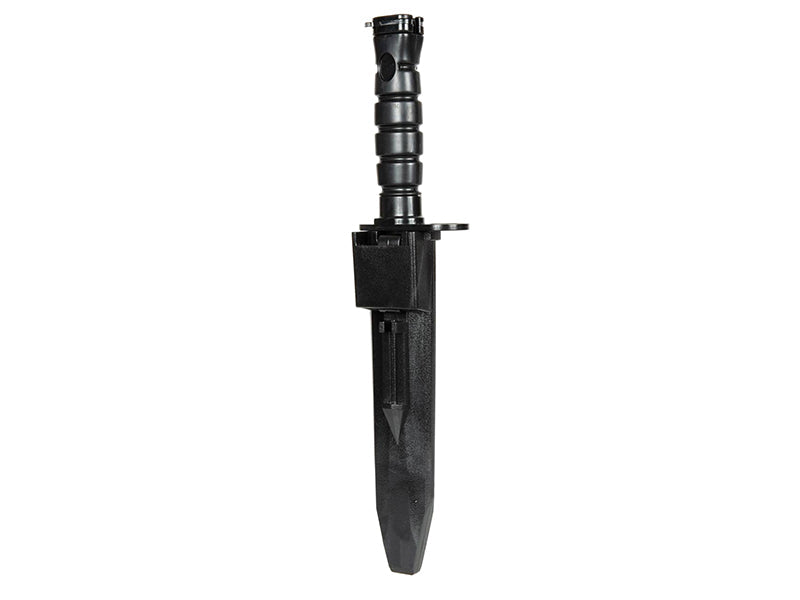 ACM M4 Rubber Knife with Blade Case and Straps (Black)