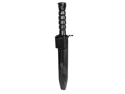 ACM M4 Rubber Knife with Blade Case and Straps (Black)