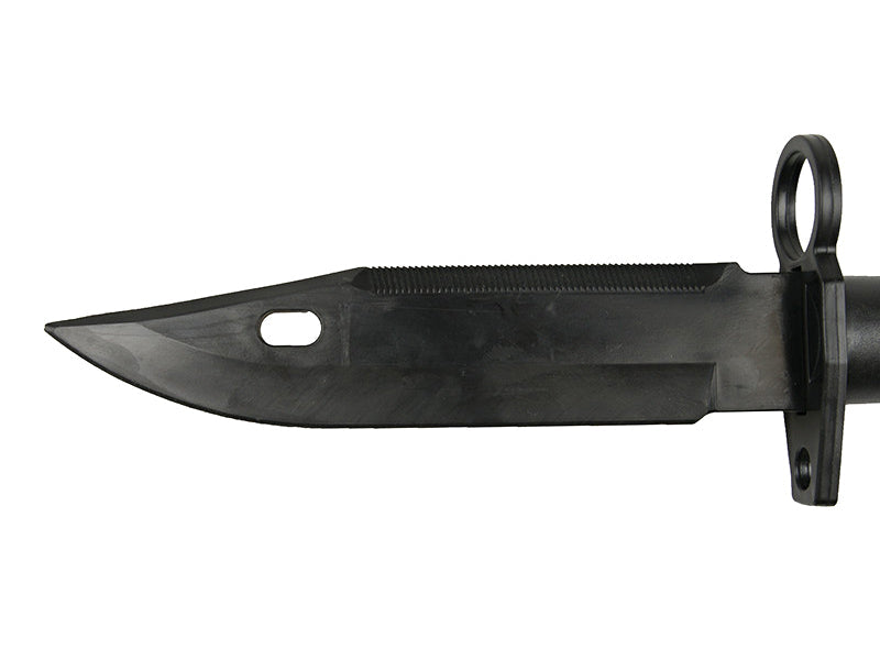 ACM M4 Rubber Knife with Blade Case and Straps (Black)