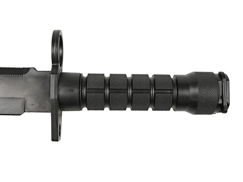 ACM M4 Rubber Knife with Blade Case and Straps (Black)