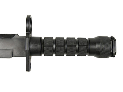ACM M4 Rubber Knife with Blade Case and Straps (Black)