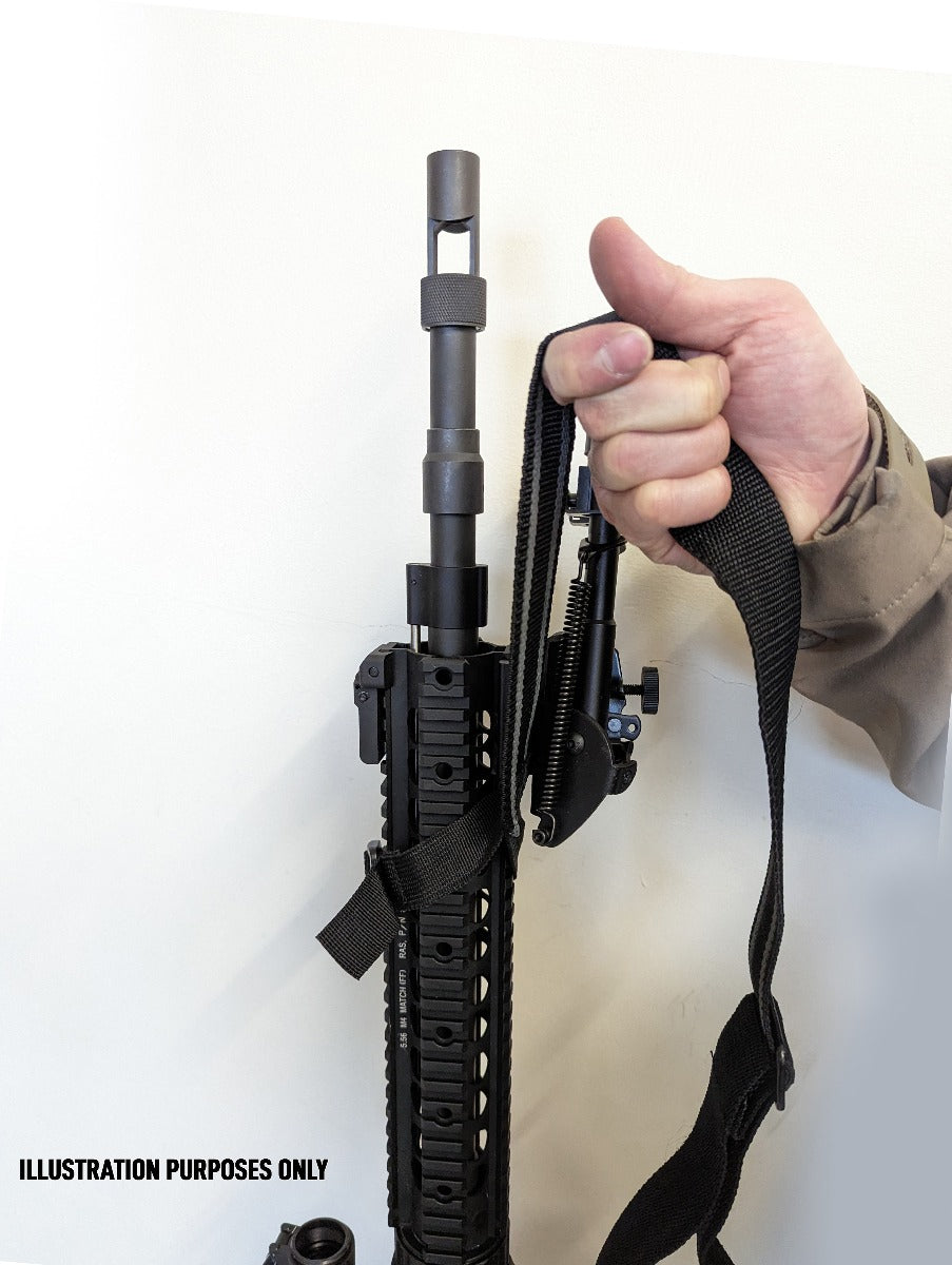 Wosport Universal Two Point Rifle Sling (Black)