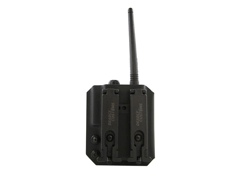 Deadly Customs Kydex Holster UV5R Radio (Black)