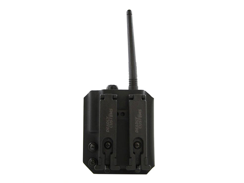 Deadly Customs Kydex Holster Extended UV5R Radio (Black)
