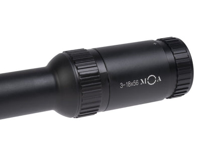 Scope Ranger 6x – 3–18x56 MOA Riflescope (30mm Tube, Illuminated Reticle)