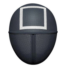 ACM Costume Face Mask (SQUARE - Hard Black Mask)