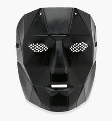 ACM Costume Face Mask (Abstract  - Soft Black Mask)