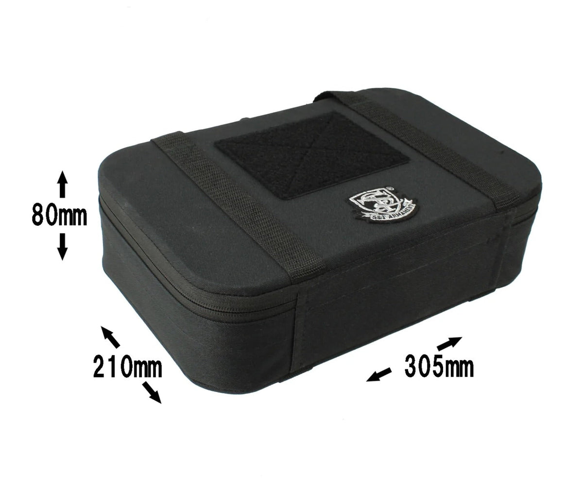 S&T Single Pistol Semi-Hard Case Black (305x210x80mm - STGC02HSBK)