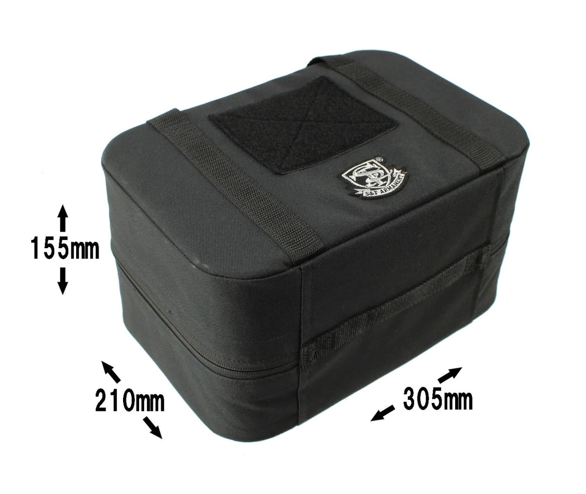 S&T Double Pistol Semi-Hard Case Urban Grey (305x210x155mm - STGC02HWGR)