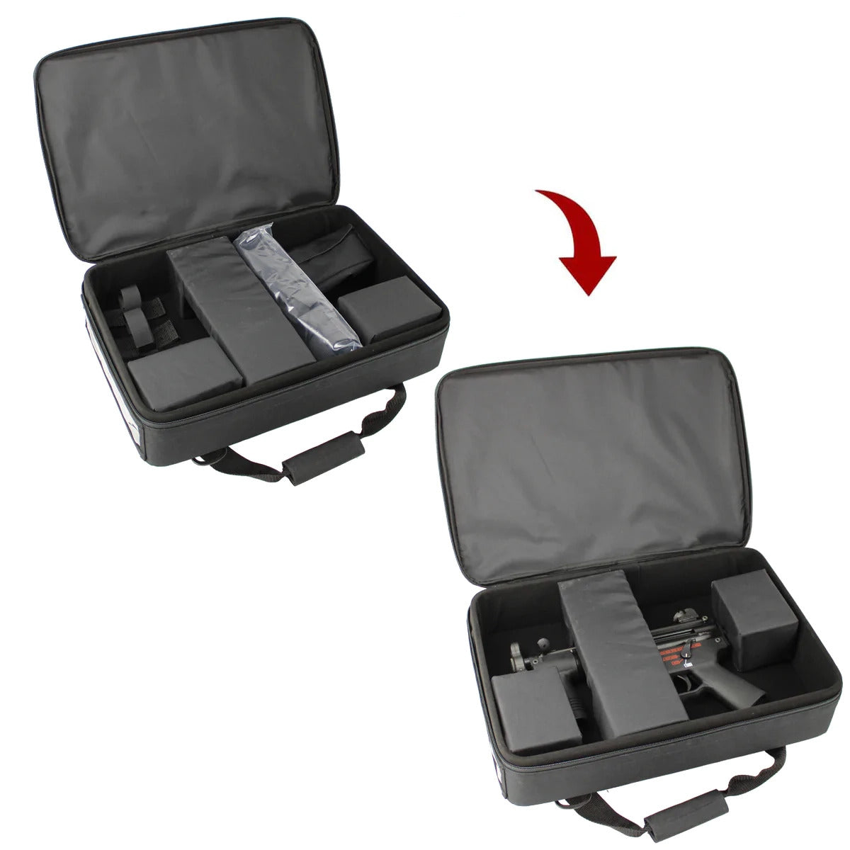 S&T SMG Semi-Hard Case Urban Grey (510x310x100mm - STGC02SMGGRN)