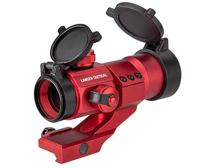 Lancer Tactical Red and Green Dot with Red Cantilever Mount (Red - RIS)