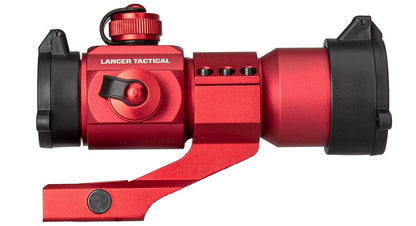 Lancer Tactical Red and Green Dot with Red Cantilever Mount (Red - RIS)