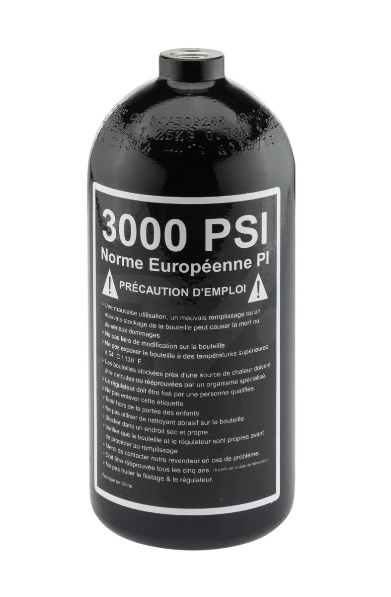 Dye 0.8L Aluminum HPA Tank 3000 PSI Gauge Preset