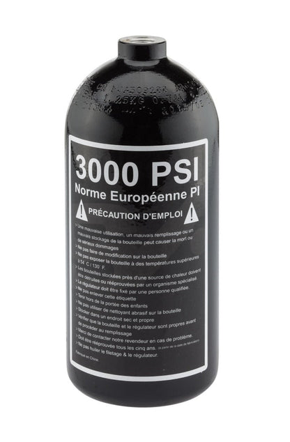 Dye 0.8L Aluminum HPA Tank 3000 PSI Gauge Preset
