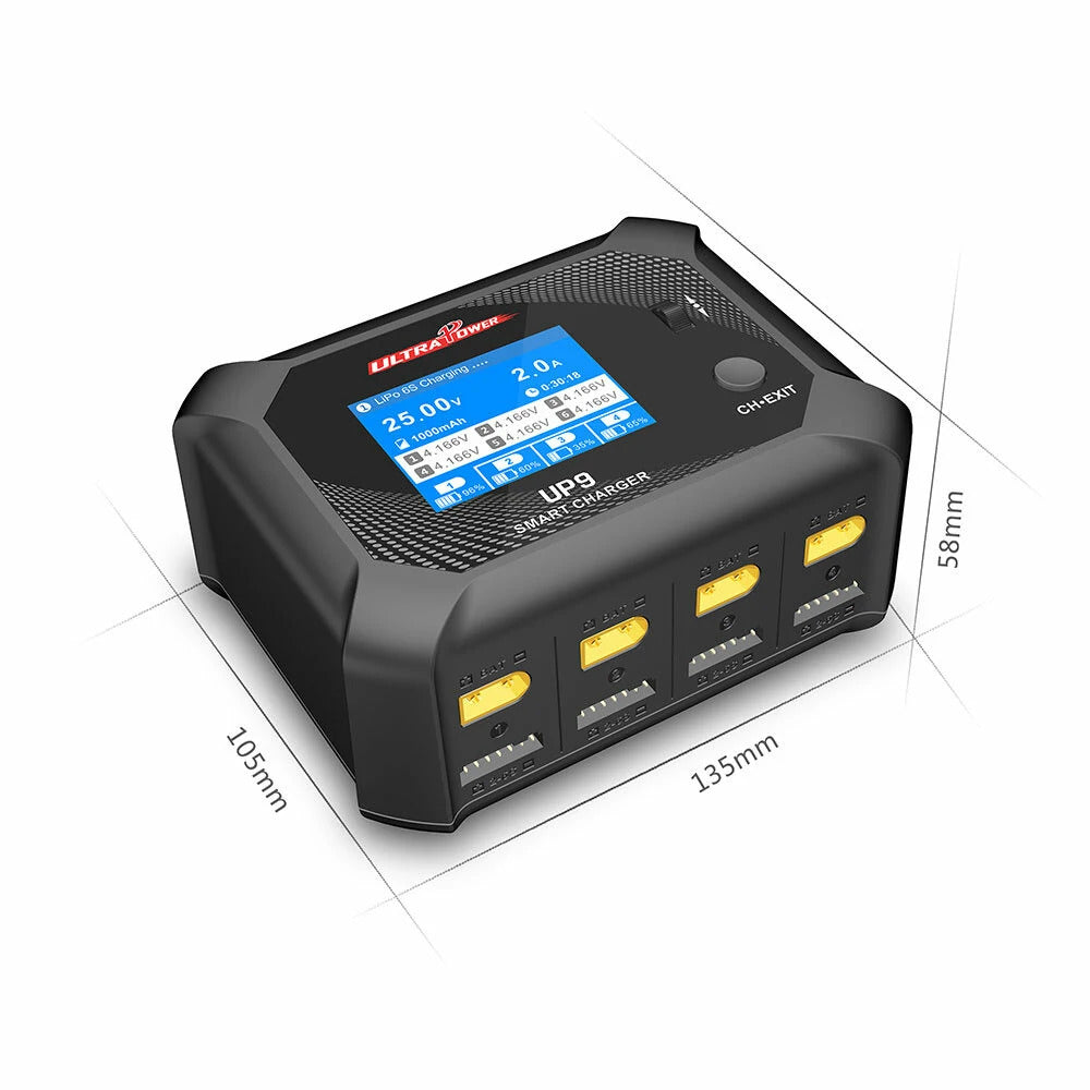 iMax AC/DC 4 Way Charger with Power Lead (UK Plug)