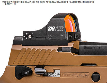 SIG Air x SIG Sauer Reflex Sight 1x23mm (Airgun and Airsoft - Black - SSAS-AIR-REFLEXSIGHT)