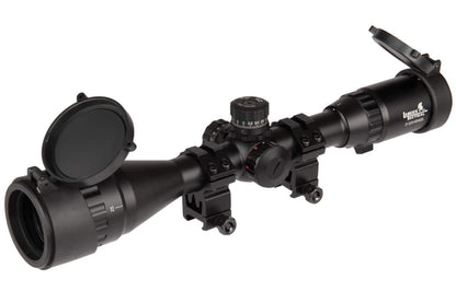 Lancer Tactical Scope 3-12x40 Mildot Red/Blue/Green (Black)
