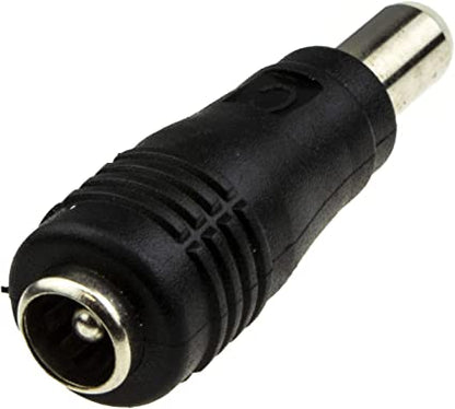 ACM 5.5mm x 2.1mm Female Socket to 2.5mm Male Plug DC Power Adapter Converter [2.1mm Socket to 2.5mm Plug]
