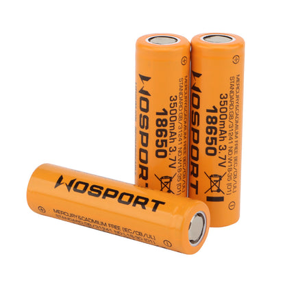 Big Foot 18650 Rechargeable Battery (3500mA) 3pcs Pack