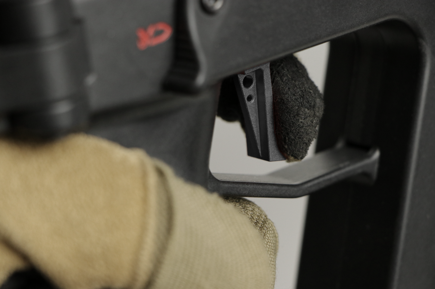 Airtech Studios - Speed  Flat  Trigger(CNC Stainless  Steel) - KRYTAC  KRISS  VECTOR  - BLACK