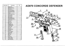 Concorde Defender Cal.50 Repair Kit
