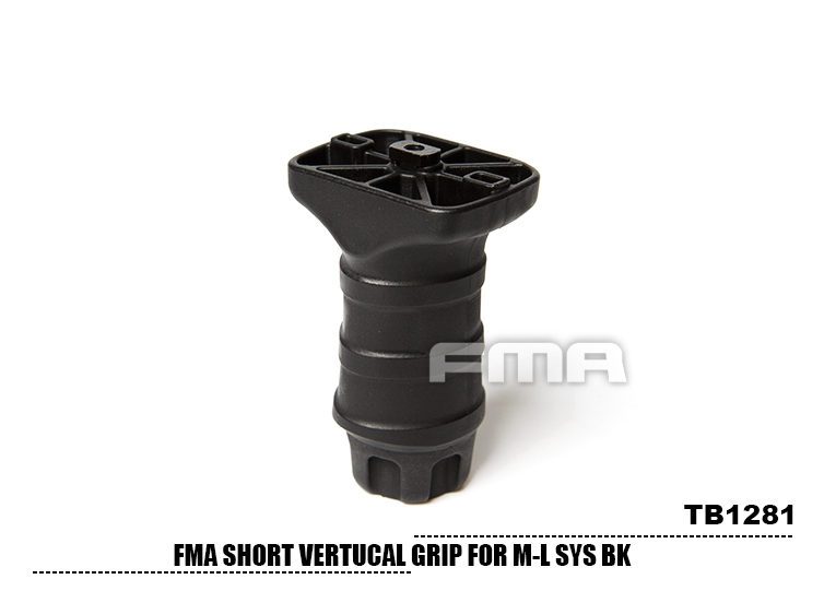 FMA Short Vertical Grip M-Lok (Black - TB1281-BK)