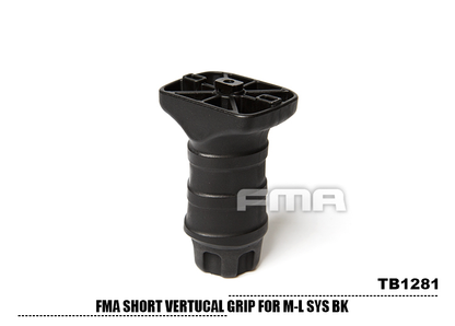 FMA Short Vertical Grip M-Lok (Black - TB1281-BK)