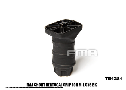 FMA Short Vertical Grip M-Lok (Black - TB1281-BK)