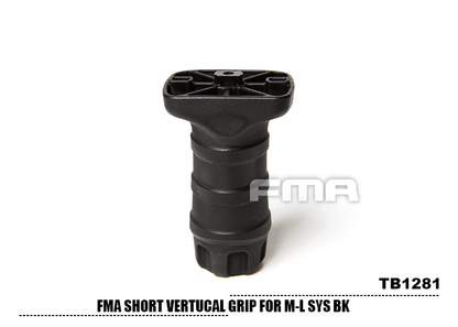FMA Short Vertical Grip M-Lok (Black - TB1281-BK)