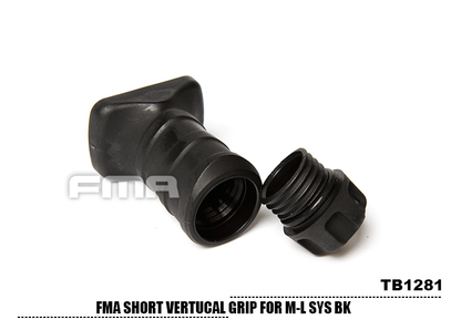 FMA Short Vertical Grip M-Lok (Black - TB1281-BK)