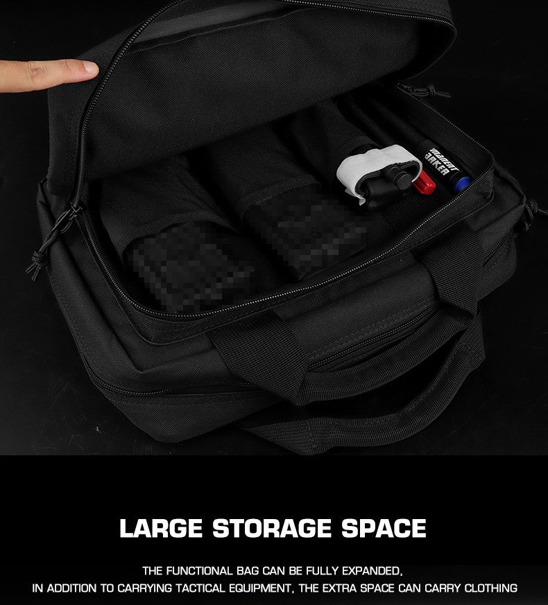 Big Foot Tactical Expert Pistol Bag (Size: 37 x 26 x 6cm - 900D - Black)
