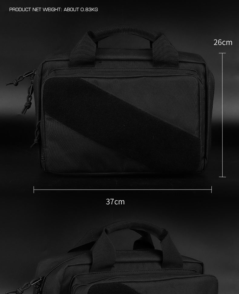 Big Foot Tactical Expert Pistol Bag (Size: 37 x 26 x 6cm - 900D - Black)