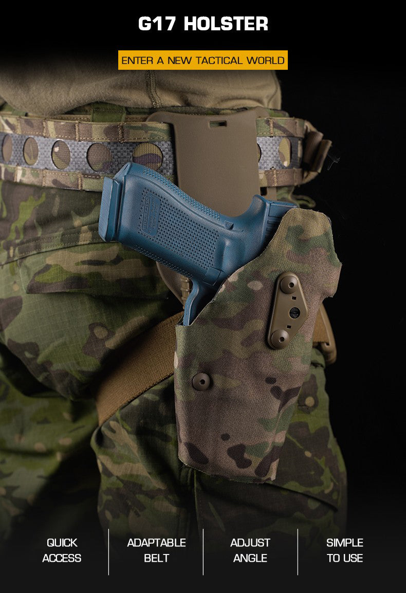 WoSport 17 Series Quick Release Holster with QLS Kit and Belt (Multicam)