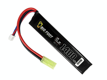 Big Foot Heat 1400mAh 11.1v 25c (105mmx20mmx23mm - Mini-T)