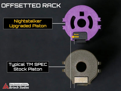 Airtech Studios The Nightstalker: Advanced AEG Piston for Perfect AOE & Gear Meshing