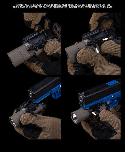 Wosport -  X300-A Flashlight Torch (SF Model - Tan)